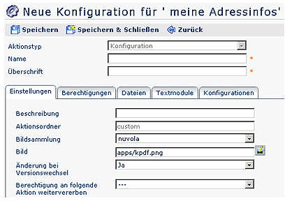 konf adressinfos